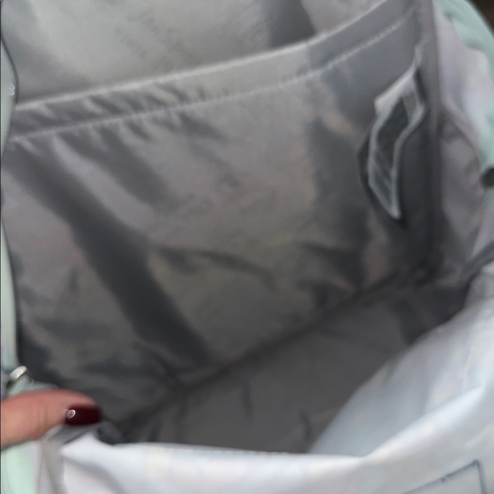 JanSport Mint and Pastel Pattern Backpack - Picture 3 of 5